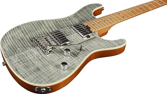 EKO Guitarra Eléctrica Fire 801 Musa - Grey Flamed Eko - Stratocaster - Cuerpo de Aliso