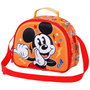 Disney Mickey Mouse Bolsa Portamerienda Infantil 3D Whisper Naranja 5L 20cm