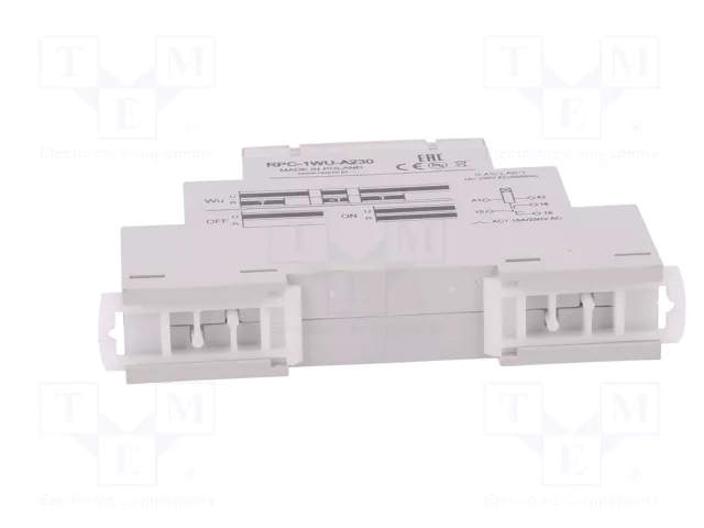 RELPOL Relé de tiempo RPC 1s÷10 días SPDT 250VAC/16A 24VDC/16A