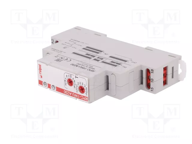 RELPOL Relé de tiempo RPC 1s÷10 días SPDT 250VAC/16A 24VDC/16A