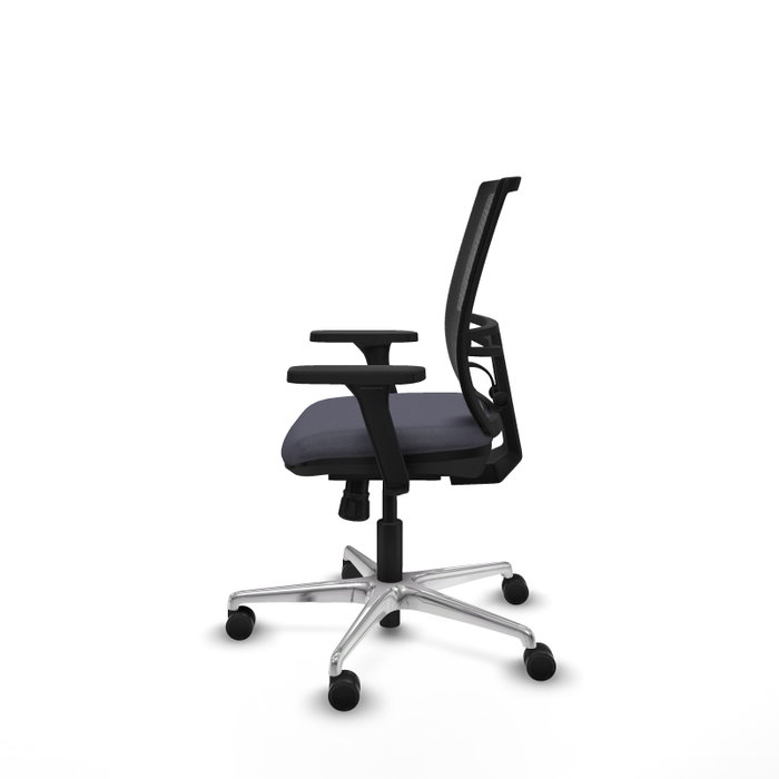 PIQUERAS Y CRESPO Silla de oficina Yunquera con mecanismo Sincro, Gris oscuro/Negro PIQUERAS Y CRESPO Silla de oficina Yunquera con mecanismo Sincro, Gris oscuro/Negro