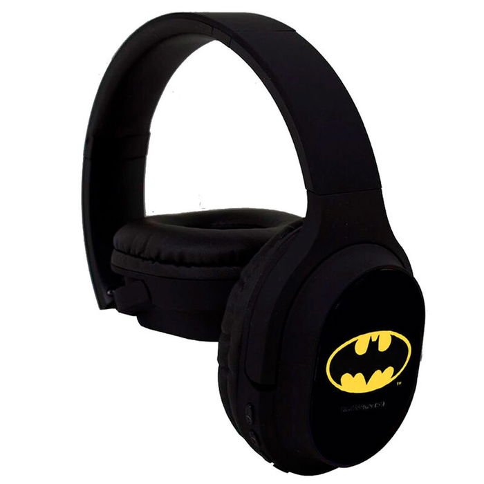 ERT GROUP Auriculares Inalambricos Batman DC Comics Bluetooth 5.0 8h Musica Microfono HD Plegables