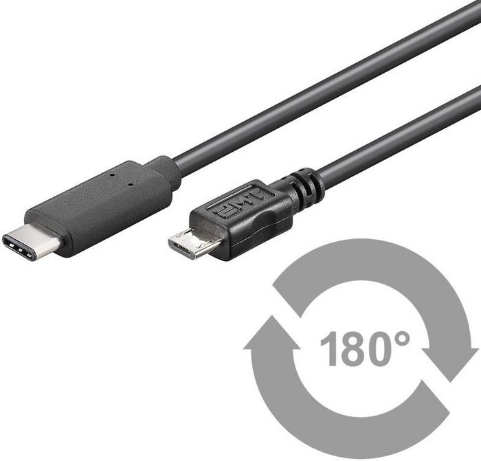 MicroConnect Cable USB-C a USB 2.0 Micro B de 1M MicroConnect Cable USB-C a USB 2.0 Micro B de 1M