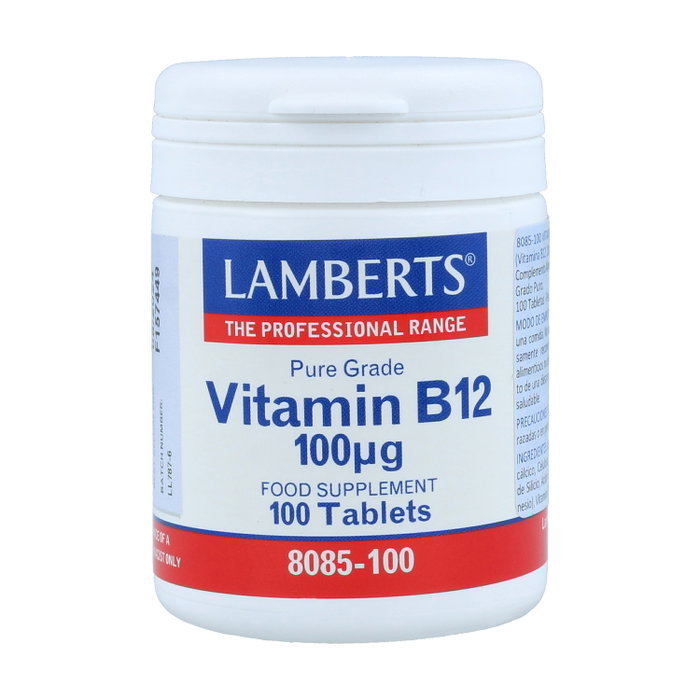 Lamberts Vitamina B12 100 mcg 100 tabletas