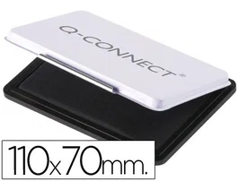 Q-connect Tampon Nº2 110x70 mm Negro