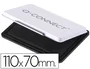 Q-connect Tampon Nº2 110x70 mm Negro