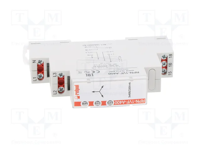 RELPOL RPN-1V Relé de monitorización de tensión trifásica RELPOL RPN-1V Relé de monitorización de tensión trifásica