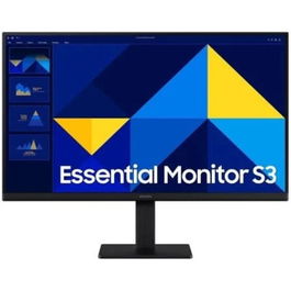 Samsung LS24D300 Monitor 24 Pulgadas Full HD 1920 x 1080, Pantalla IPS, 100 Hz, Tiempo de Respuesta 5 ms, Color Negro, Inclinación Ajustable, Montaje VESA 100x100 mm