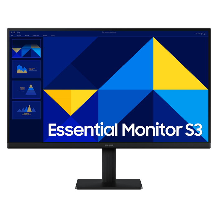 Samsung S24D300GAU Monitor Essential S3 de 24 pulgadas Full HD IPS Negro Samsung S24D300GAU Monitor Essential S3 de 24 pulgadas Full HD IPS Negro