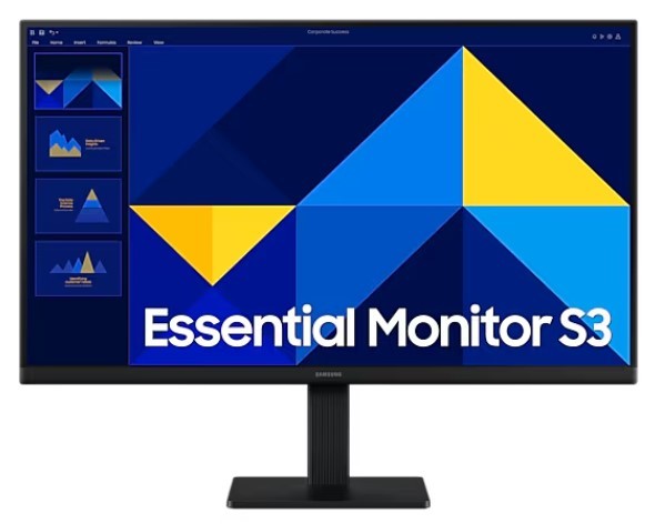 Samsung S24D300GAU Monitor Essential S3 de 24 pulgadas Full HD IPS Negro Samsung S24D300GAU Monitor Essential S3 de 24 pulgadas Full HD IPS Negro