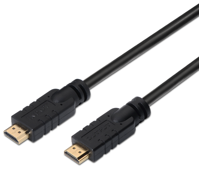Aisens Cable HDMI V2.0 Premium 4K@60Hz 18Gbps con Repetidor, 20m, Negro Aisens Cable HDMI V2.0 Premium 4K@60Hz 18Gbps con Repetidor, 20m, Negro