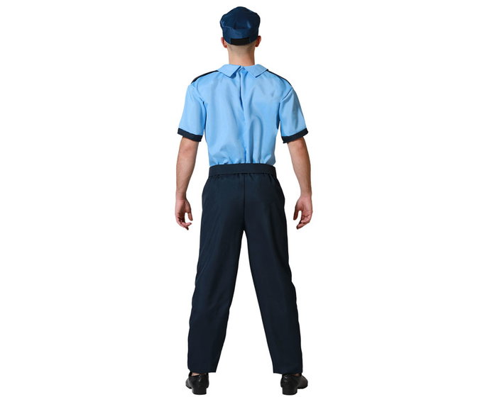 Disfraz de Policía Hombre Adulto Azul XL Disfraz de Policía Hombre Adulto Azul XL