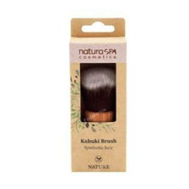 NATURASPA Brocha Kabuki 6,5 Cm para Maquillaje en Polvo, Bronceador y Colorete con Fibras Sintéticas Hipoalergénicas