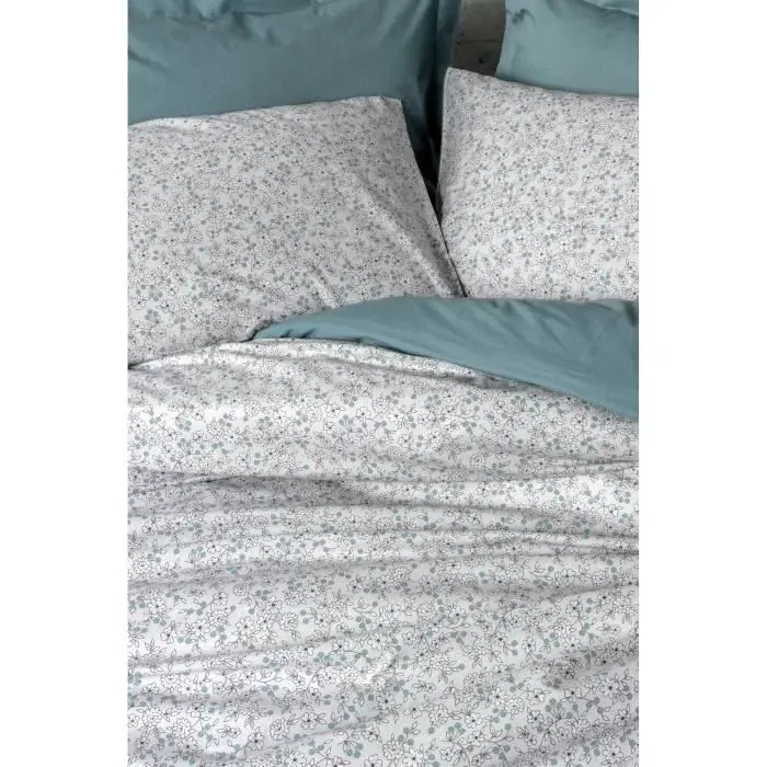 Juego de cama 220x240 cm + 2 fundas de almohada 60x60 cm 100% Algodón Menta ASI8684283035656
