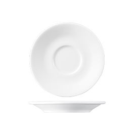 LANGENTHAL Platos Llano City Cafe Platillo 12 cm - Colección City/Embajador, Blanco, Apto Microondas (Set de 6)