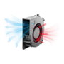 DeLOCK Ventilador radial 12 V CC 120 x 120 x 33 mm con conector de 3 pines, Negro