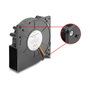 DeLOCK Ventilador radial 12 V CC 120 x 120 x 33 mm con conector de 3 pines, Negro