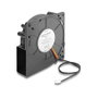 DeLOCK Ventilador radial 12 V CC 120 x 120 x 33 mm con conector de 3 pines, Negro