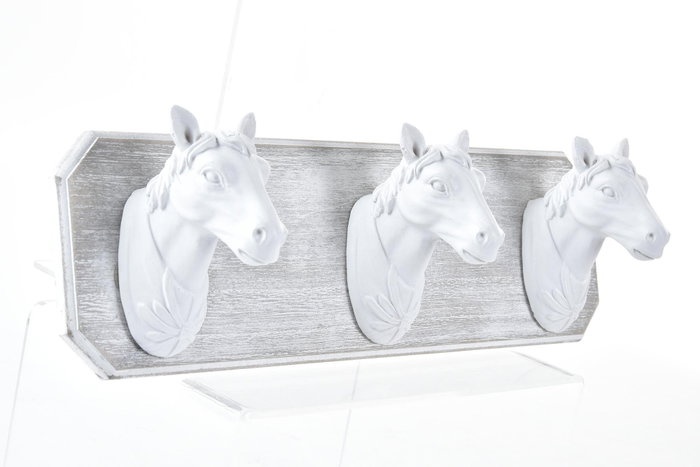 DKD Home Decor Perchero Pared Cottage Blanco Marron 38 x 9 x 11 cm (2 Unidades) Mdf Resina DKD Home Decor Perchero Pared Cottage Blanco Marron 38 x 9 x 11 cm (2 Unidades) Mdf Resina