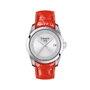 Tissot T0352101603101 con correa de cuero roja