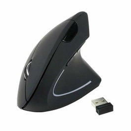 Equip Ratón Inalámbrico Ergonómico 1600 DPI Negro