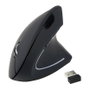 Equip Ratón Inalámbrico Ergonómico 2 Botones 1600 DPI Color Negro