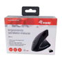 Equip Ratón Inalámbrico Ergonómico 2 Botones 1600 DPI Color Negro