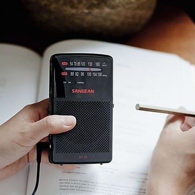 SANGEAN Radio Portátil AM/FM, Sangean am/fm black, Receptor Digital con Alta Calidad de Sonido