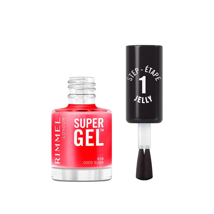 Rimmel London Esmalte de Uñas SUPER GEL #10-Coco Suga 12 ml Efecto Gel Profesional Hasta 14 Días