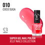 Rimmel London Esmalte de Uñas SUPER GEL #10-Coco Suga 12 ml Efecto Gel Profesional Hasta 14 Días