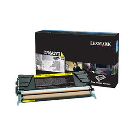 Lexmark C746A3YG Toner C746, C748 Original Color Amarillo Rendimiento 7000 Páginas Impresora Láser