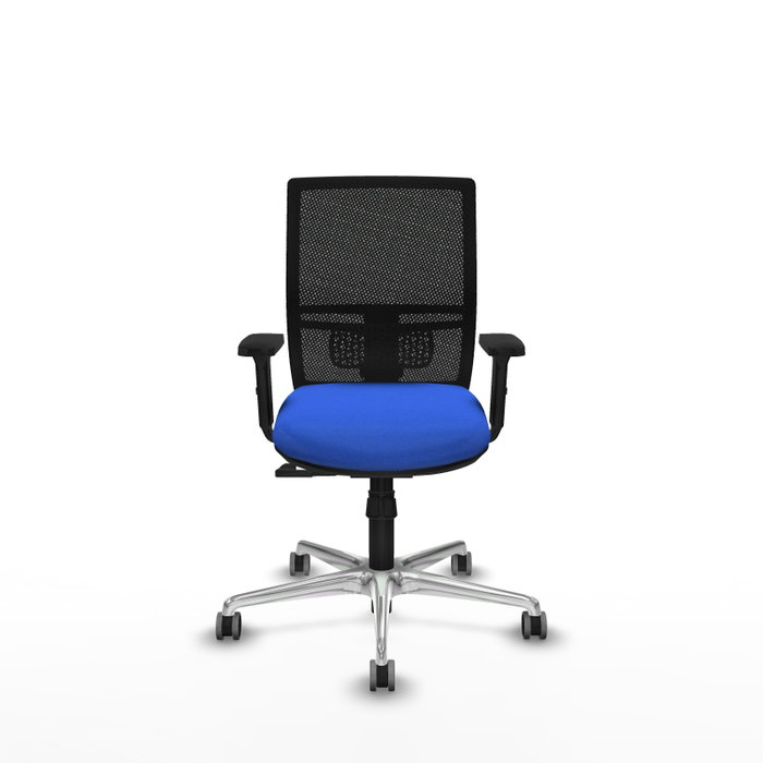 PIQUERAS Y CRESPO Silla de oficina Yunquera con mecanismo Sincro, Azul y Negro PIQUERAS Y CRESPO Silla de oficina Yunquera con mecanismo Sincro, Azul y Negro