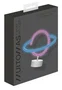 Muitomas Lámpara de mesa neón Saturn USB Tipo C Blanco