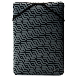 HP Funda Reversible Geo para Portátil de 14,1 Pulgadas, Negro y Gris