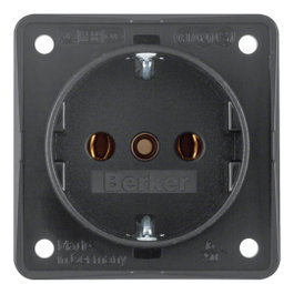 Berker 0941 85 25 05 Schuko-Steckdose Antracita B.MOBIL