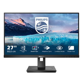 Philips 272S1M 68.5cm (27") Monitor Full HD IPS 75Hz con 4ms, Altavoces, VGA, DVI, HDMI 1.4, DisplayPort y USB Hub, Negro - 272S1M/00
