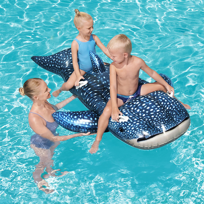 Bestway Figura Hinchable Tiburon Ballena con Asas 193x122 cm +3 Años Playa y Piscina 41482 Bestway Figura Hinchable Tiburon Ballena con Asas 193x122 cm +3 Años Playa y Piscina 41482