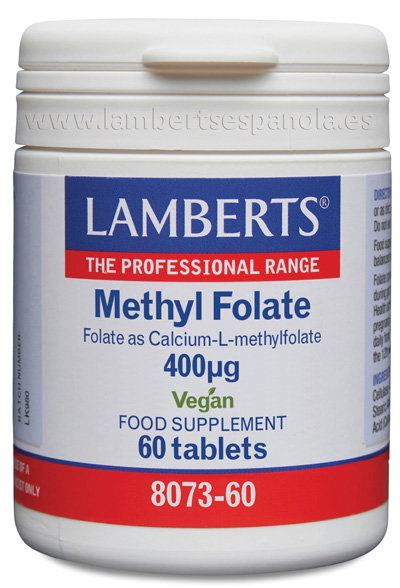 LAMBERTS Methyl Folate 400µg 60 tabletas