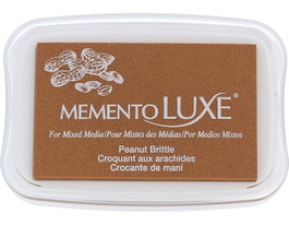 Tsukineko MEMENTO LUXE Almohadilla de tinta color crocante de maní 96x63mm