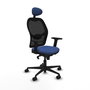 PIQUERAS Y CRESPO Silla de oficina Jorquera Azul Marino y Negro
