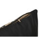 DKD Home Decor Cojín Jaquard Dorado y Negro 45x45x15 cm