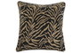 DKD Home Decor Cojín Jaquard Dorado y Negro 45x45x15 cm