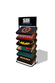 Sd Toys Production Expositor de Felpudos Metálico con 36 Unidades