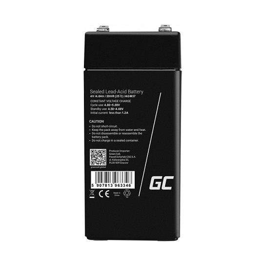 Green Cell AGM37 Batería recargable industrial 4V 4000 mAh