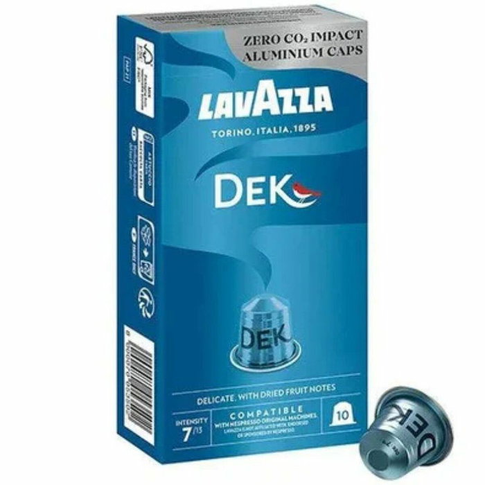 Lavazza Espresso Decaf Descafeinado para cafeteras Nespresso, caja de 10 Lavazza Espresso Decaf Descafeinado para cafeteras Nespresso, caja de 10