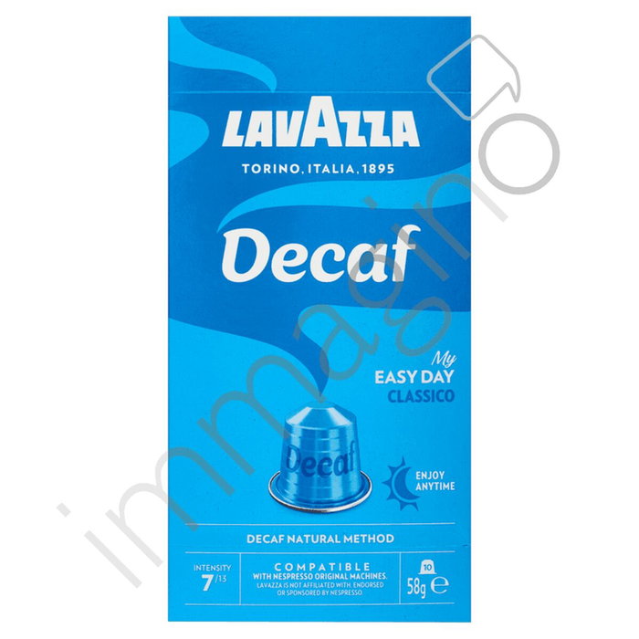 Lavazza Espresso Decaf Descafeinado para cafeteras Nespresso, caja de 10 Lavazza Espresso Decaf Descafeinado para cafeteras Nespresso, caja de 10