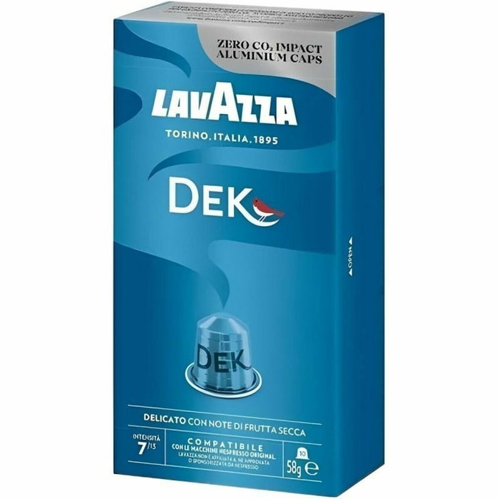 Lavazza Espresso Decaf Descafeinado para cafeteras Nespresso, caja de 10 Lavazza Espresso Decaf Descafeinado para cafeteras Nespresso, caja de 10