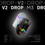 Rampage Drop M3 V2 Ratón Inalámbrico Gaming 24000 DPI Óptico Negro