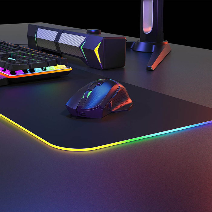 Rampage Drop M3 V2 Ratón Inalámbrico Gaming 24000 DPI Óptico Negro