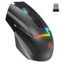 Rampage Drop M3 V2 Ratón Inalámbrico Gaming 24000 DPI Óptico Negro